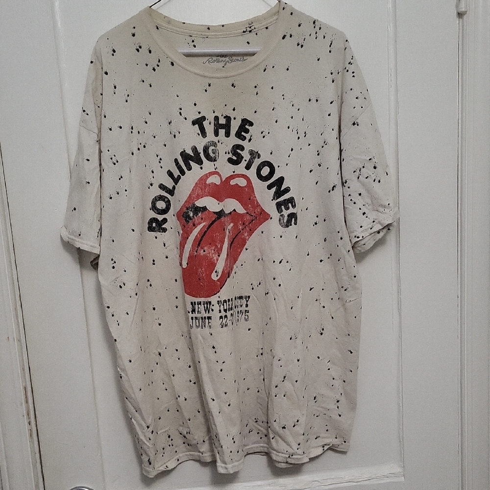 The Rolling Stones Cream and Black T-Shirt